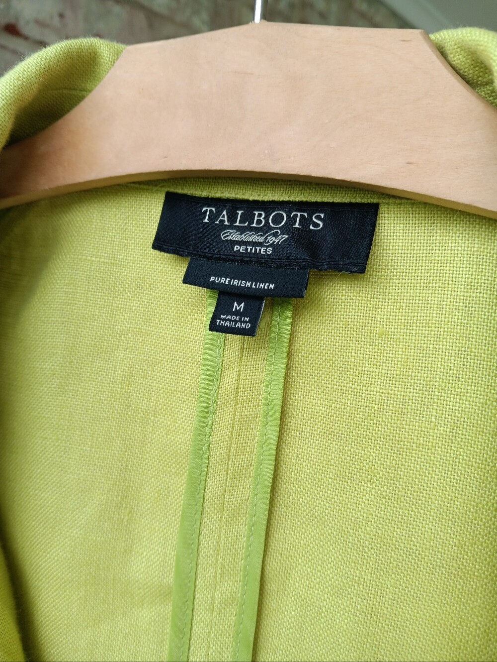 Talbots Linen Open-Front Jacket - Picture 3 of 6